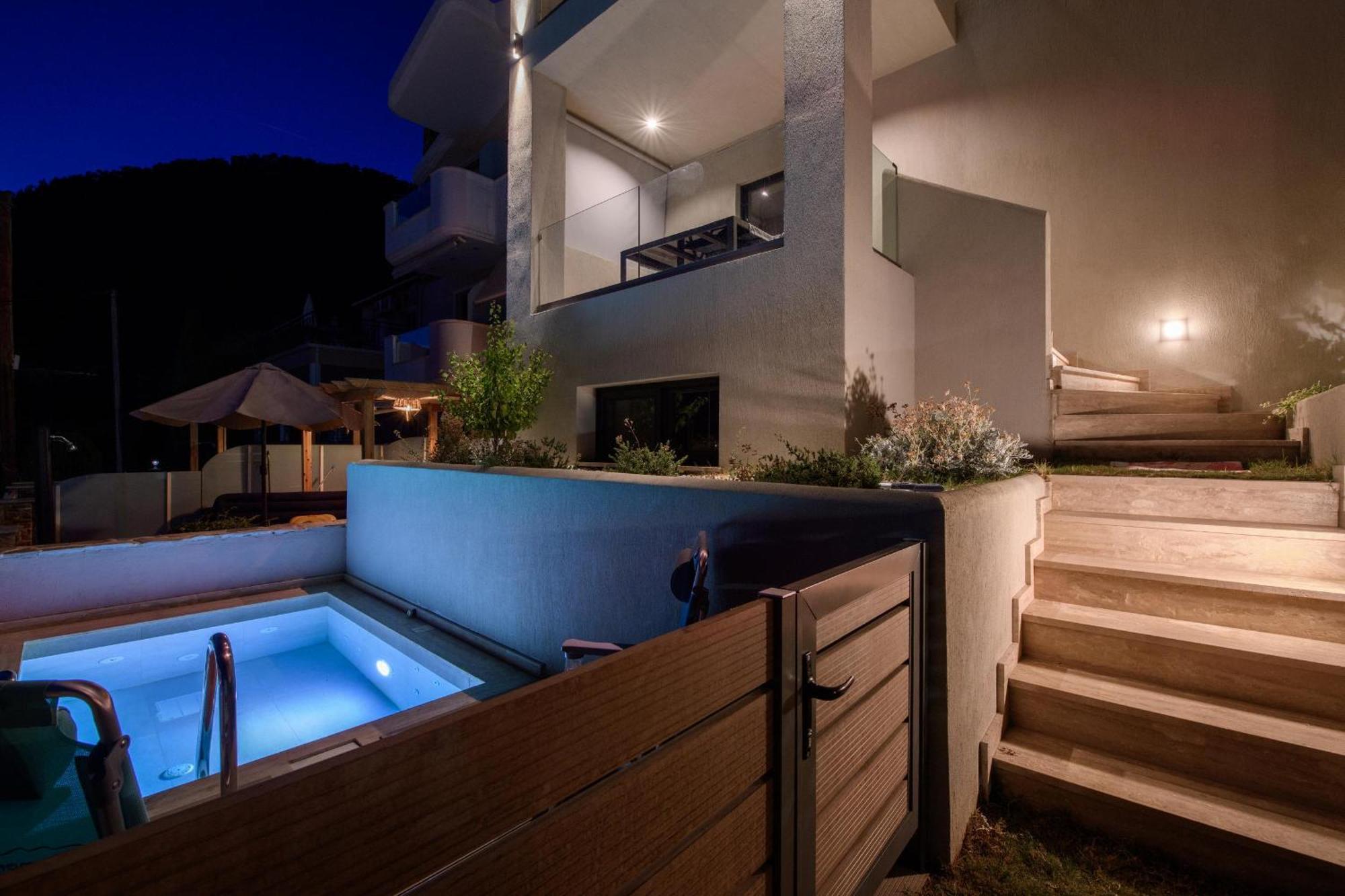 Appartamento Archetypo Luxury Living Chrisi Ammoudia Esterno foto