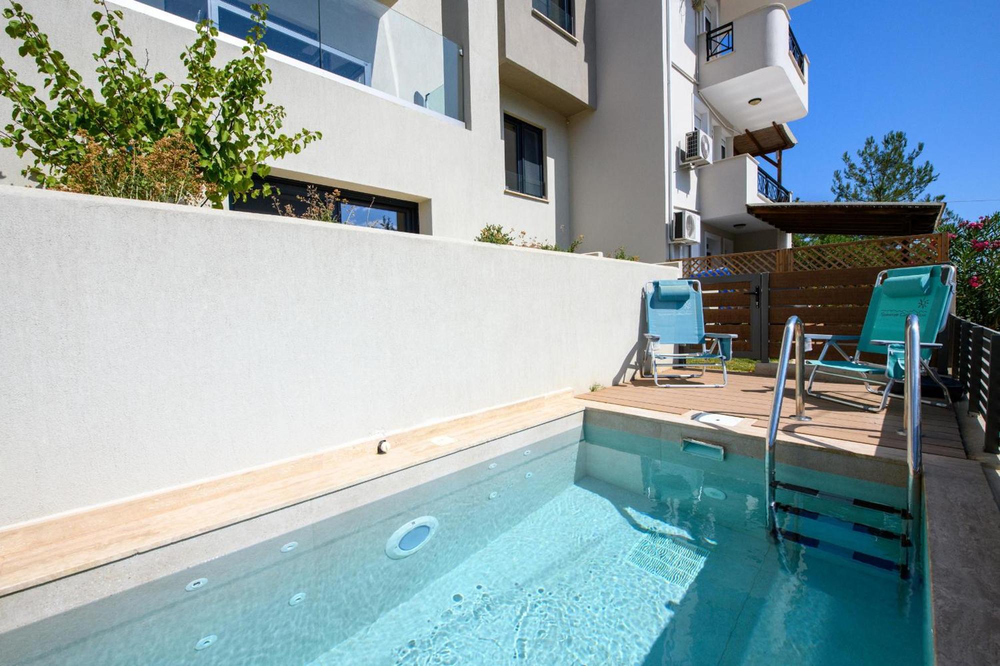 Appartamento Archetypo Luxury Living Chrisi Ammoudia Esterno foto